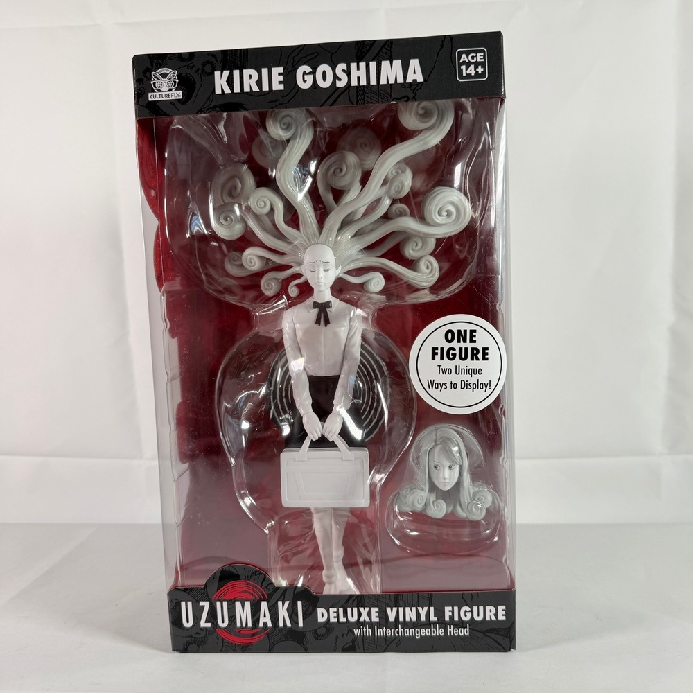 CultureFly Uzumaki Kirie Goshima Deluxe Vinyl Figure NEW Interchangeable Head